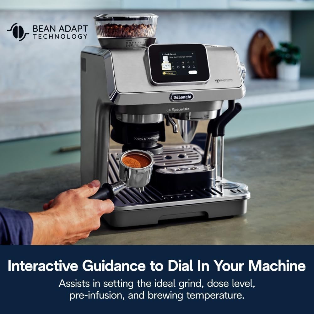 618kam4HLmL._AC_SL1000_.jpg De'Longhi La Specialista Touch Espresso Machine with Cold Brew - Image 4