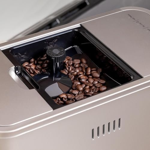B09TPZGT5K-5-1755805740123.jpg Café Affetto Automatic Espresso Machine + Milk Frother | Built-In & Adjustable Espresso Bean Grinder | One-Touch Brew in 90 Seconds | Steel Silver, 1.2 Liter, (C7CEBBS2RS3) - Image 6