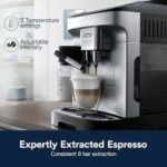 De'Longhi Magnifica Evo Automatic Espresso & Coffee Machine with Auto Milk Frother, Built-in Grinder & Auto-Clean Function - For Latte, Cappuccino, Americano, Iced Coffee, ECAM29084SB , Silver - Image 6