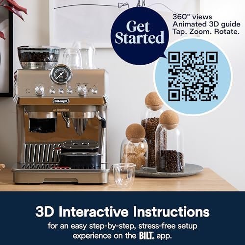 B0CCZQCNLJ-9-1755805134918.jpg De'Longhi La Specialista Arte Evo Espresso Machine - Compact Cold Brew Coffee Maker with Grinder, Milk Steam Wand/Frother & Tamping Tools - Home Barista Kit for Lattes, Cappuccinos, Iced Coffee - Image 10