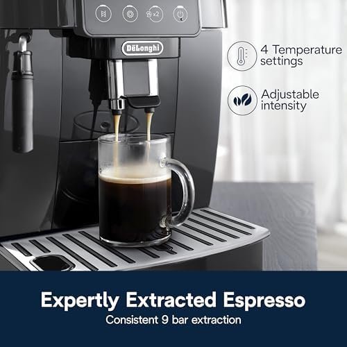 B0D96XT9BF-3-1755803797557.jpg De'Longhi Magnifica Start Automatic Espresso Machine with Manual Milk Frother & Built in Grinder - 3 One-Touch Recipes, Easy-to-Clean, Home Barista Coffee Maker for Lattes, Cappuccino, Iced Coffee - Image 4